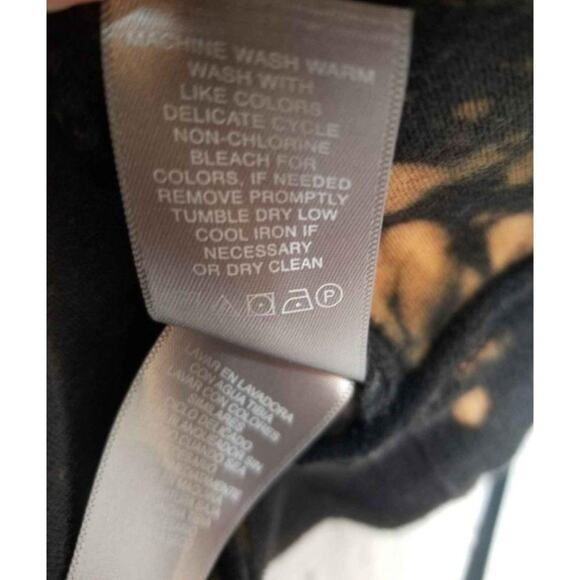 Liz Claiborne Jacket Top Custom frosted Reverse Tie-Dye Short sleeve Sz Medium - Picture 10 of 10